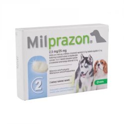 Milprazon 2,5mg/25mg tabletta 1x