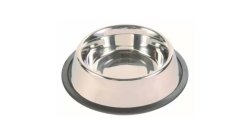 Tál Fém Etető Gumiperemes 0,220L /12cm