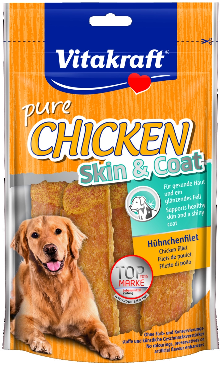 Vitakraft Chicken Kutya Jutalomfalat Skin & Coat 70g