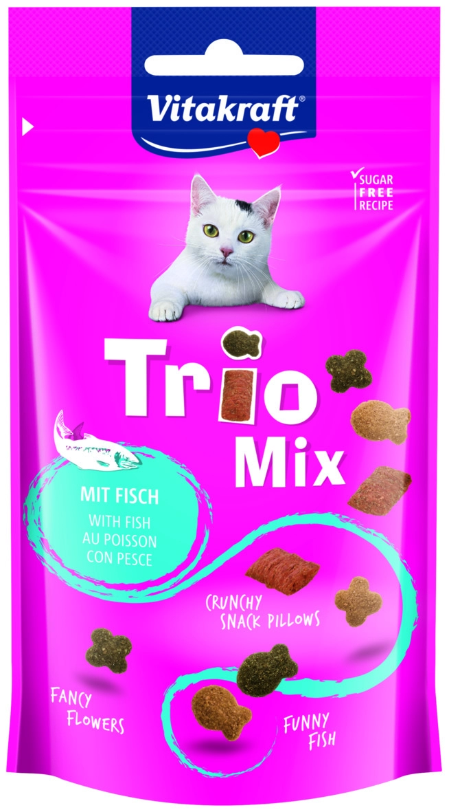 Vitakraft Trio Mix Macska Jutalomfalat Hallal 60g
