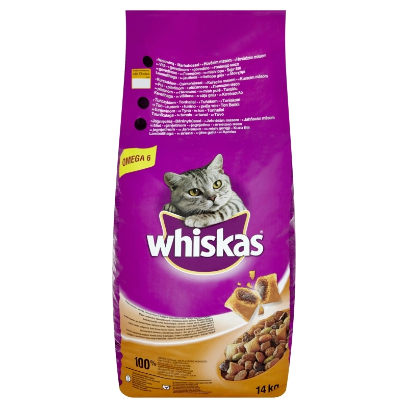 Whiskas száraz Csirke 14kg