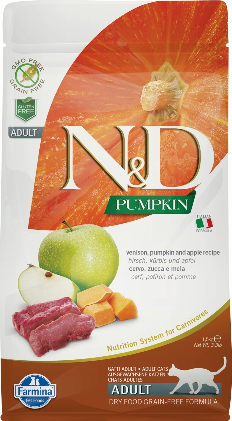 N&D Cat Grain Free Pumpkin vadhús 1,5kg