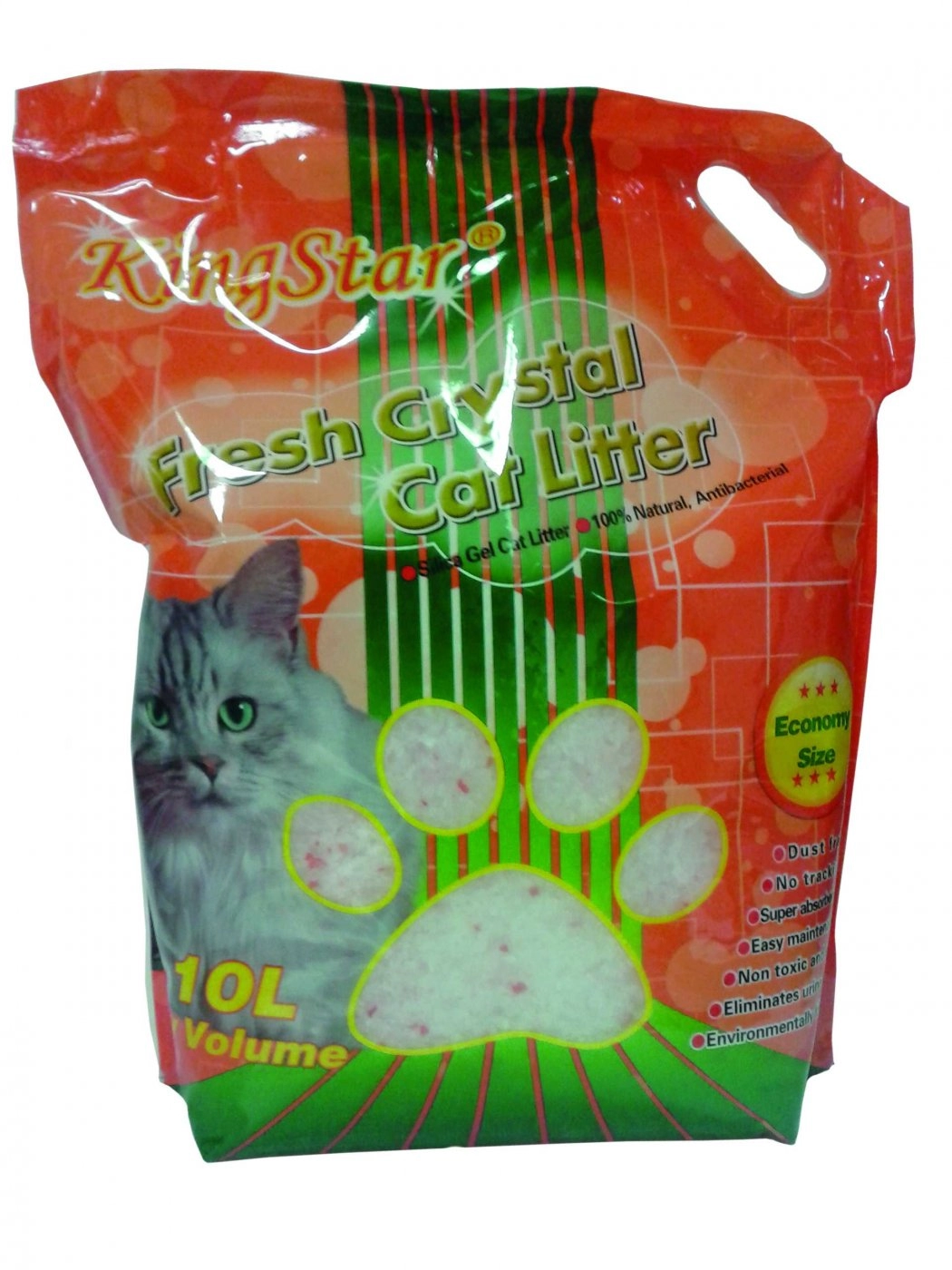 Kingstar macskaalom Szilika Vérnarancs illattal 10l