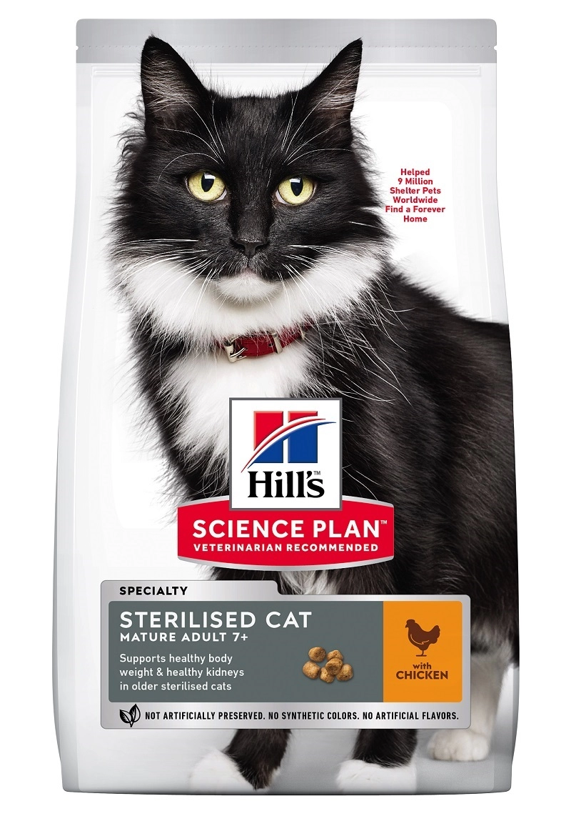 Hills SP Feline Mature SterilizedCat Chicken 300 g