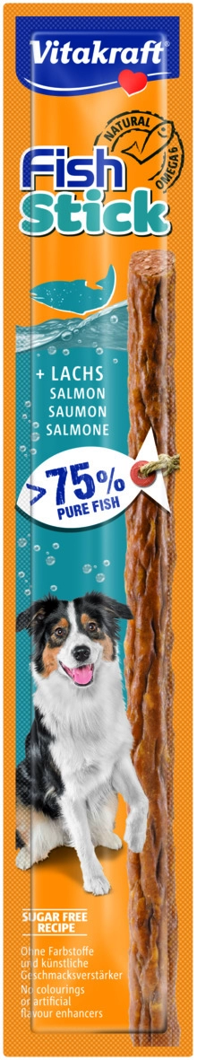 Vitakraft Fish Stick Kutya Jutalomfalat Lazac 1db 12g