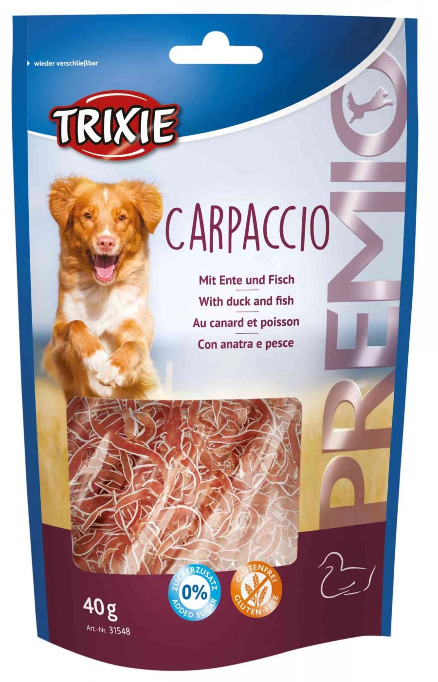 Jutalomfalat Carpaccio Kacsa és Hal, 40g