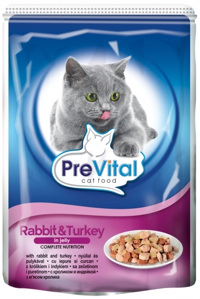 Prevital Alutasak Macska Zselés Pulyka-Nyúl 100gr