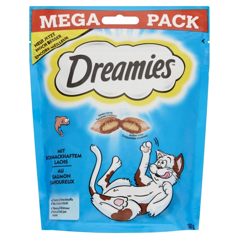 Dreamies jutalomfalat Mega Lazac 180gr
