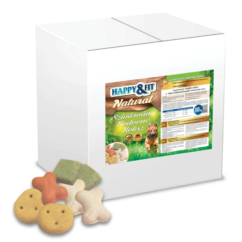 Happy&Fit Natural Szivárvány Kedvenc Keksz 10kg