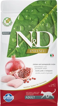 N&D Cat Prime csirke&gránátalma adult 1,5kg
