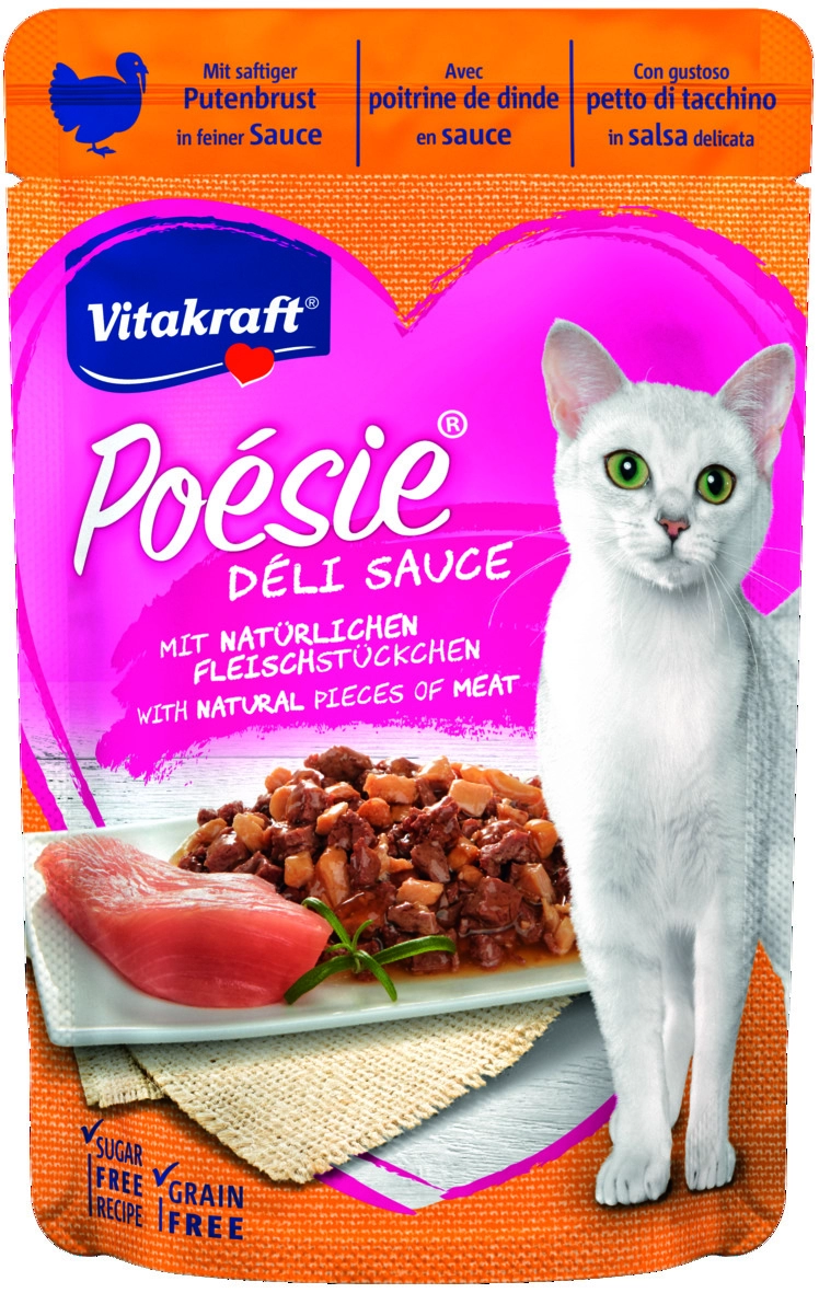 Vitakraft Poésie Delice Macska Alutasak Pulyka 85g