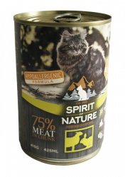 Spirit of Nature Cat konzerv Bárányhússal és nyúlhússal 415gr