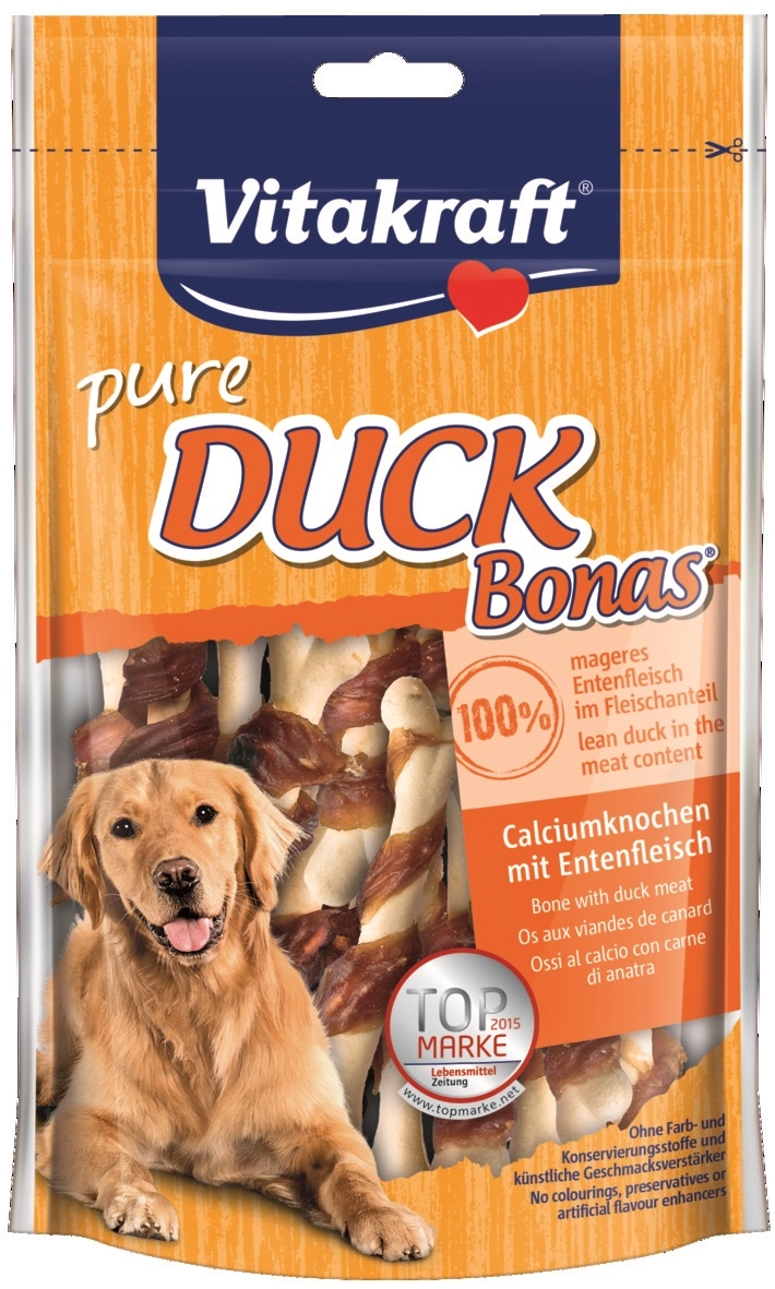Vitakraft Duck Bonas Bones Kutya Jutalomfalat Kacsahússal 80g