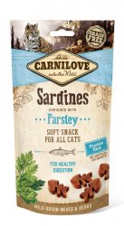 Carnilove Cat Semi Moist Snack Sardines with parsley - Szardínia  petrezselyemmel 50g