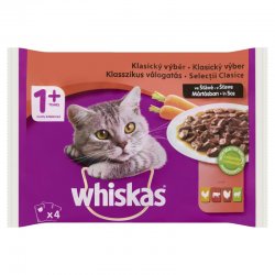 Whiskas alutasak 4-pack húsos-zöldség 4*100gr
