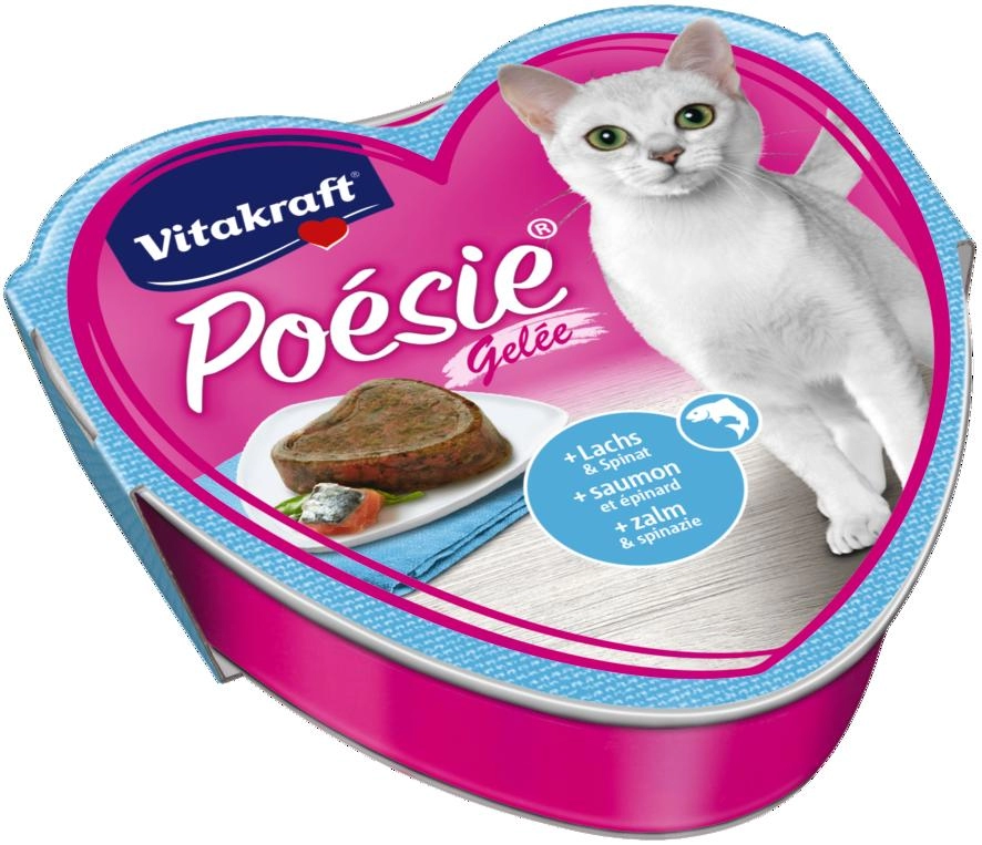 Vitakraft Poésie Macska Alutál Lazac & Spenót 85g