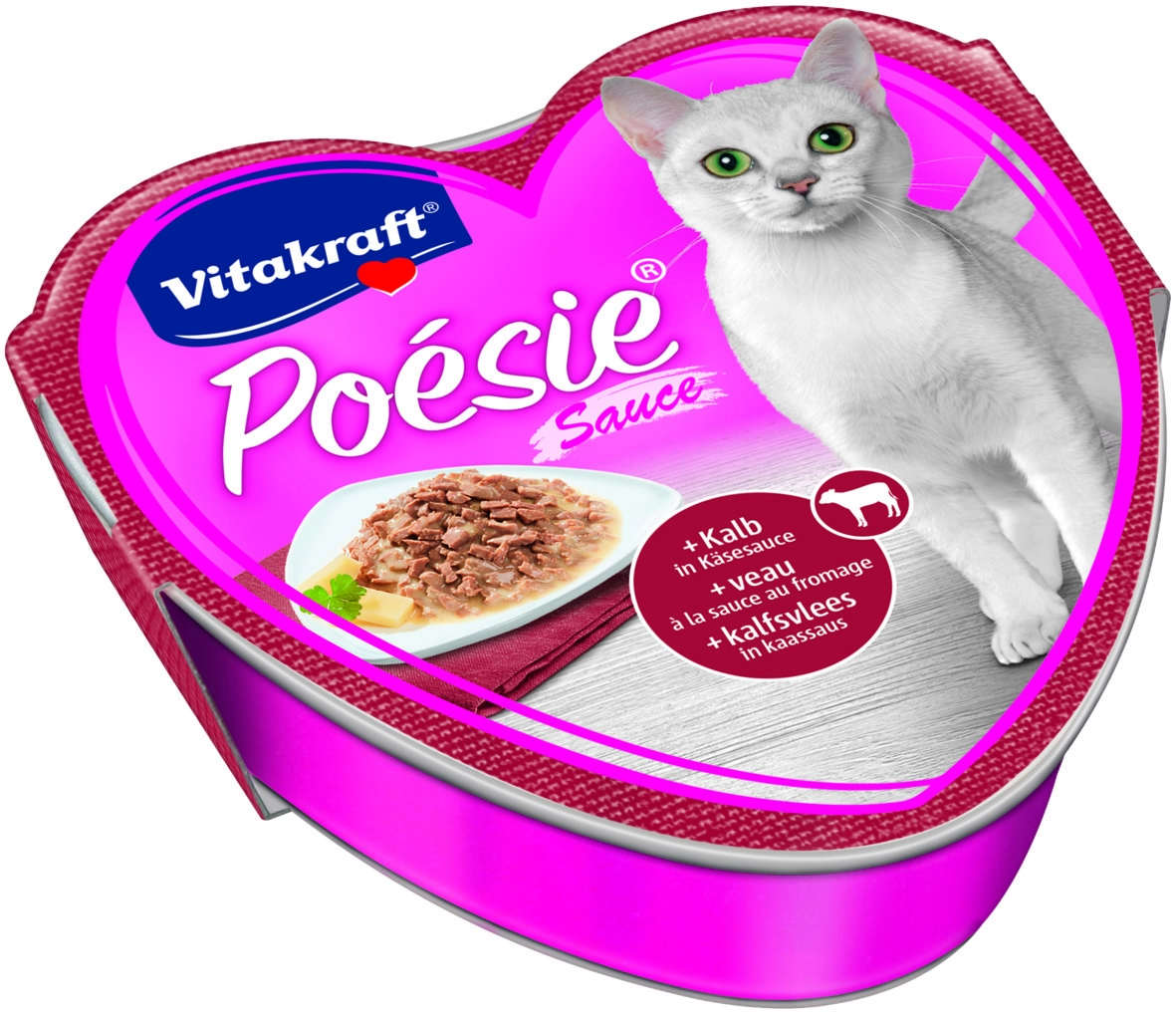 Vitakraft Poésie Macska Alutál Borjú Sajtszószban 85g