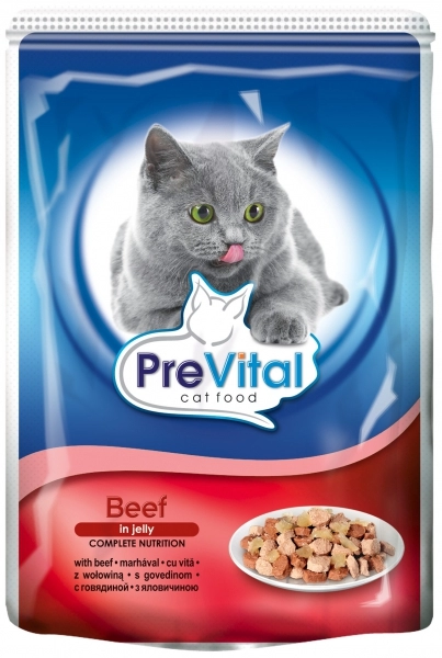 Prevital Alutasak Macska Zselés Marha 100gr