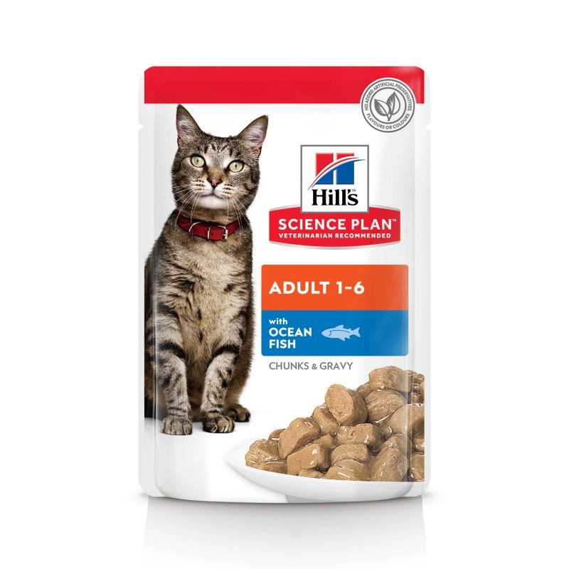 Hills SP Feline Adult Ocean Fish CiG Alutasak 12x85g