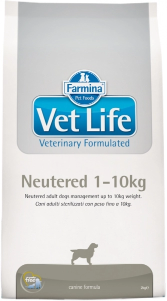 Vet Life Natural Diet Dog Neutered 1-10kg 2kg