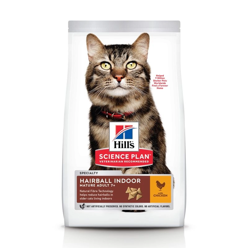Hills SP Feline Mature Hairball&Indoor Chicken 1.5 kg
