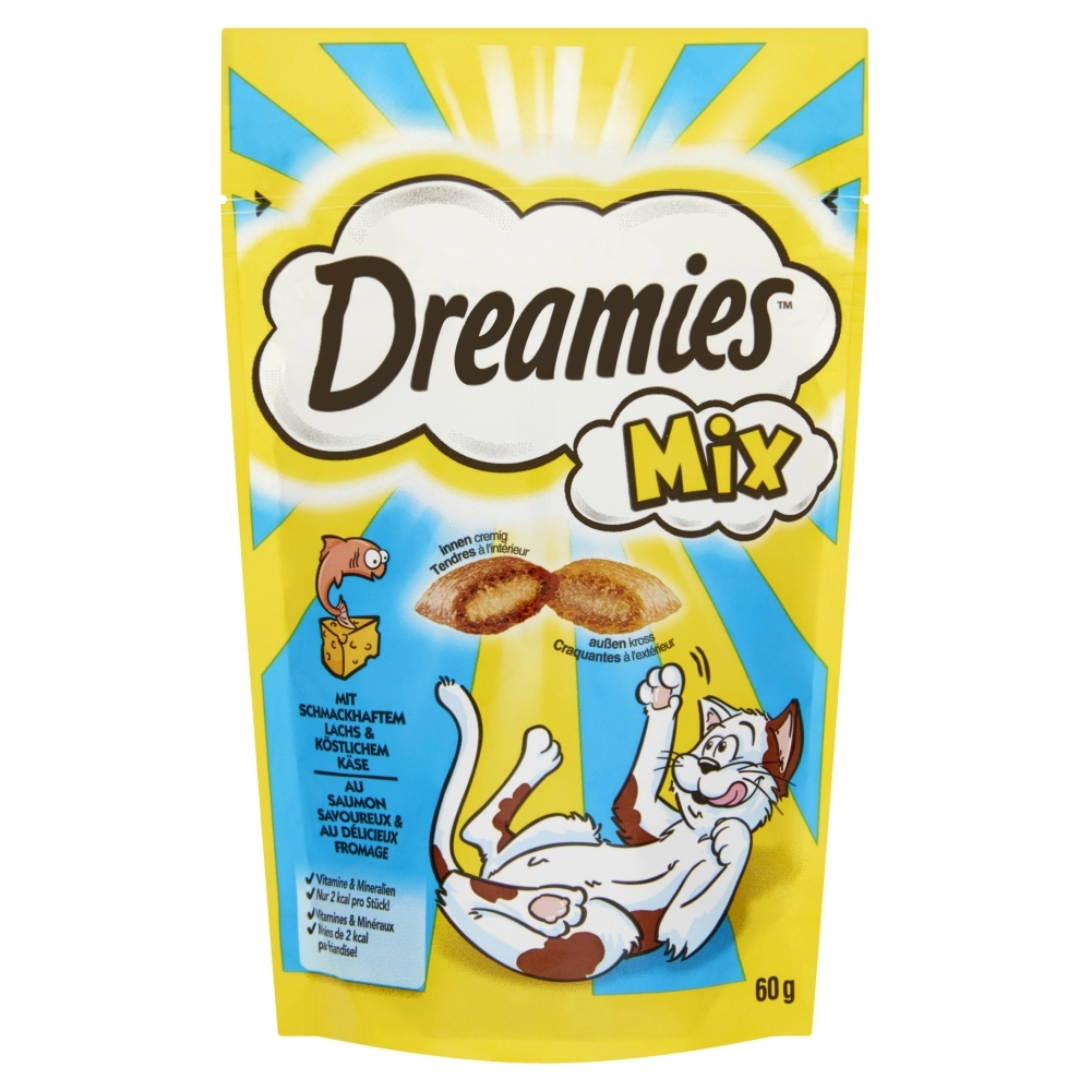 Dreamies jutalomfalat MIX lazac-sajt 60gr