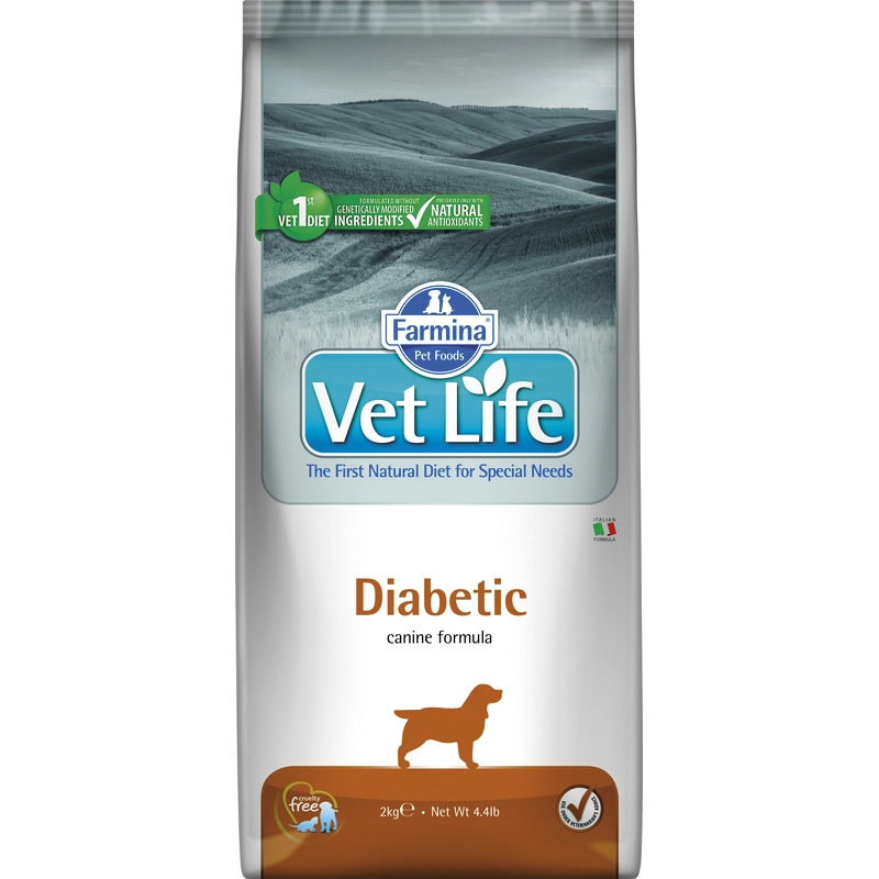 Vet Life Natural Diet Dog Diabetic 2kg