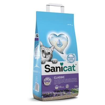 Sanicat macskaalom Classic levendula nem csomósodó attapulgit 10l