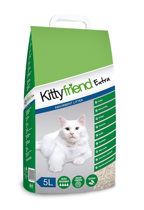 Kitty Friend macskaalom Extra attapulgit nem csomósodó attapulgit 5l
