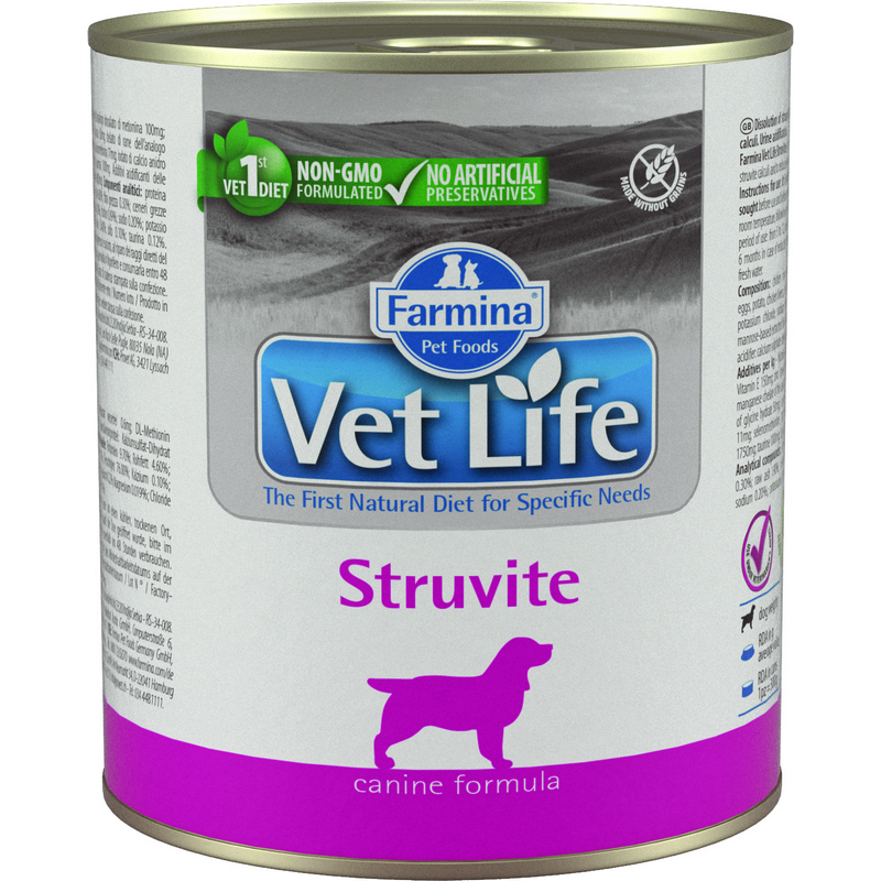 Vet Life Natural Diet Dog konzerv Struvite 300g
