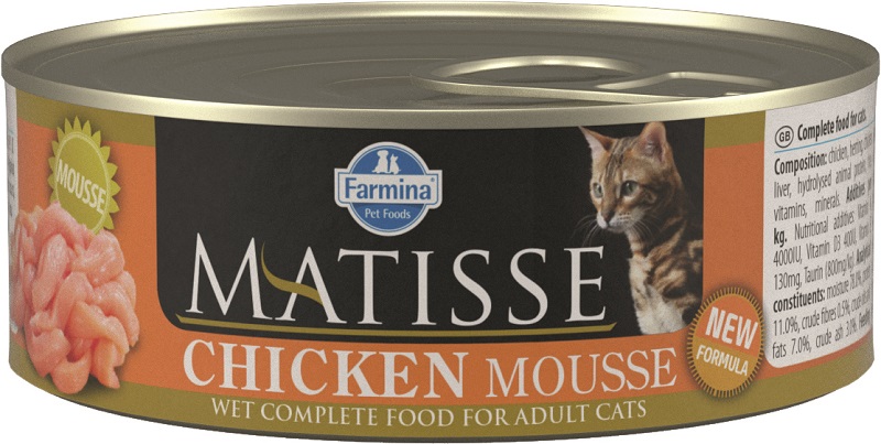 Matisse konzerv Mousse Csirke 85g