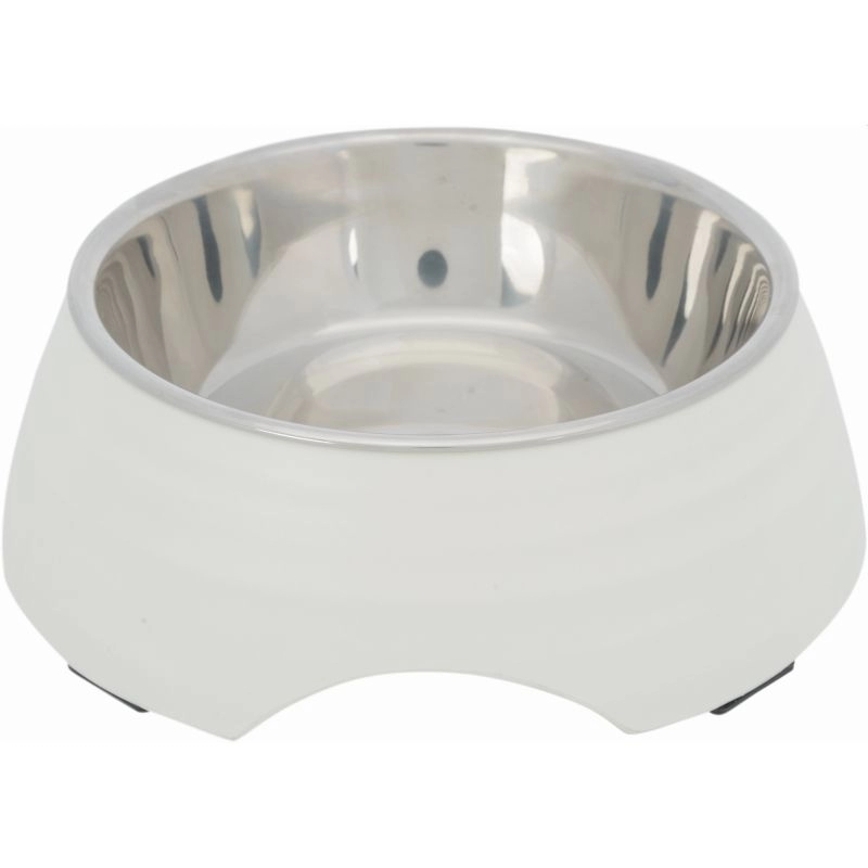 Tál Fém/Melamin Csúszásmentes Fehér