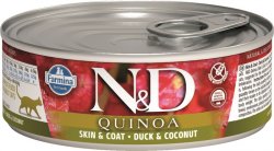 N&D Cat Quinoa konzerv kacsa&kókusz 80g