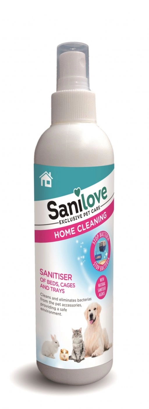 Sanilove Tisztítószer fekhelyre, szállítóra és alomtálcára 250ml