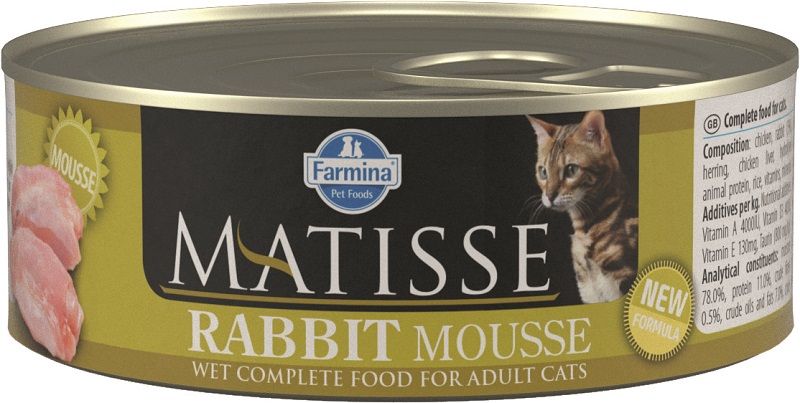 Matisse konzerv Mousse Nyúl 85g
