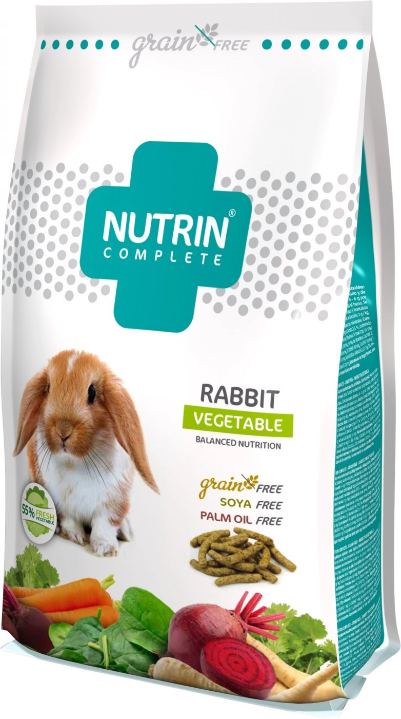 Nutrin Complete Nyúleledel Gabonamentes Zöldség 400g