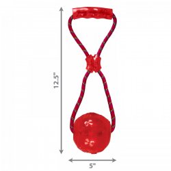 Kong Játék Squeezz Labda Fogantyúval L