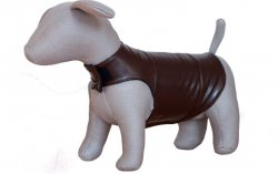 Kutyaruha Mini Bélelt Bőr 16cm Barna