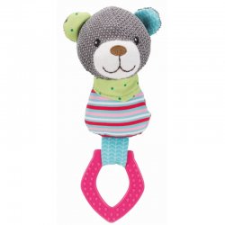 Játék Junior Szövet Medve Karikával 23cm