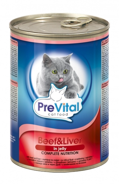 Prevital Macska Konzerv Marha-Máj 415gr