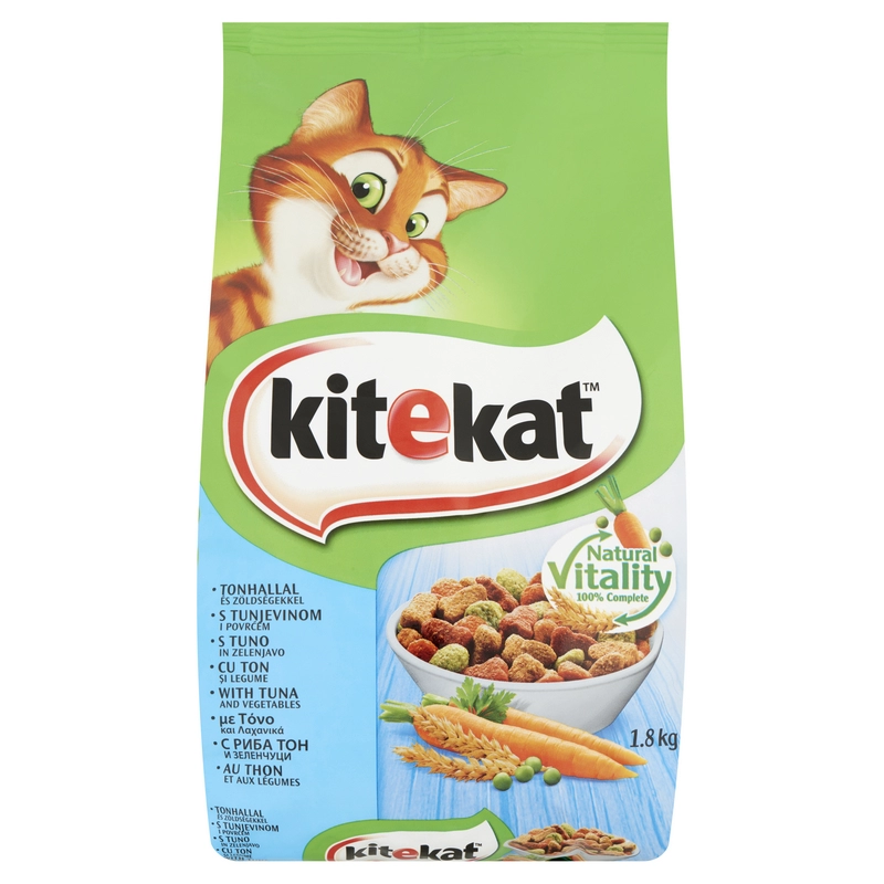 Kitekat száraz tonhal-zöldség 1,8kg