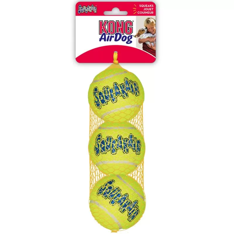 Kong Játék Squeakair Tenisz Labda M 3db
