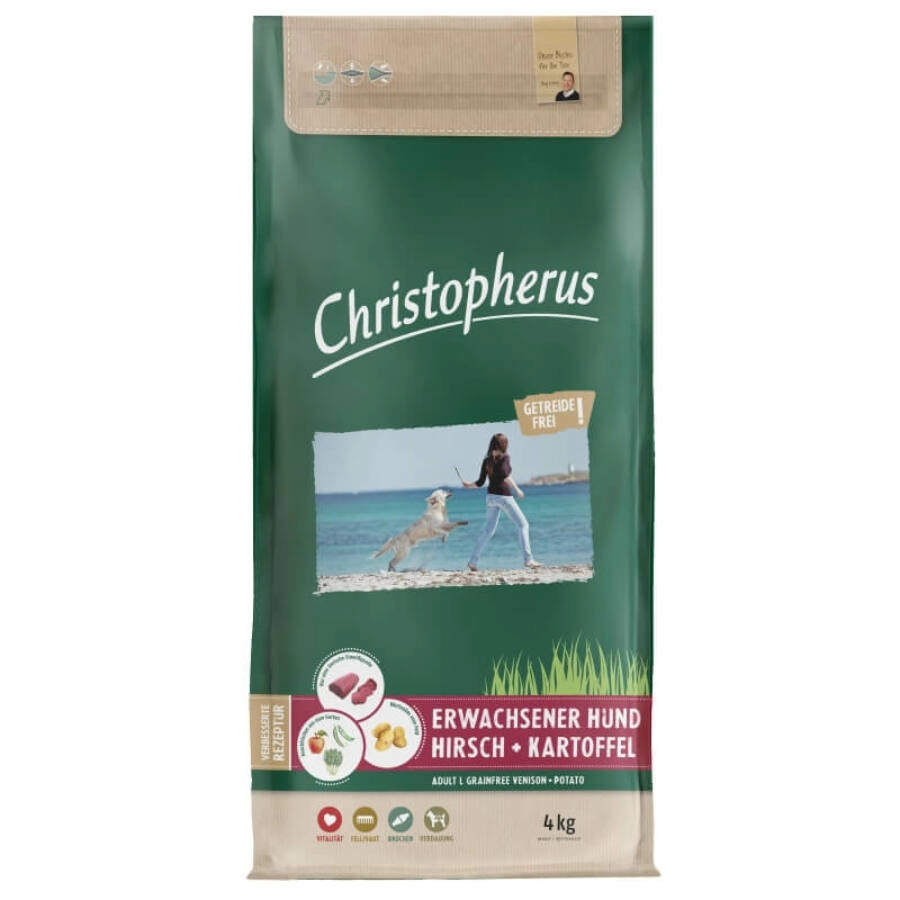 Christopherus Dog Adult Grainfree Szarvas és burgonya Large 1,5kg