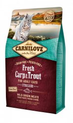Carnilove Fresh Cat Adult Carp&Trout - Ponty&Pisztráng - Sterilised 2kg