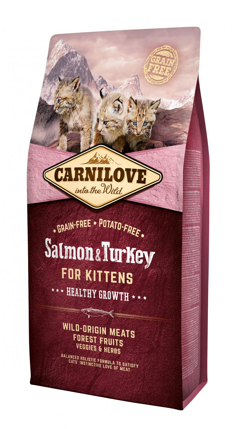 Carnilove Cat Kitten Salmon&Turkey – Healthy Growth 6kg
