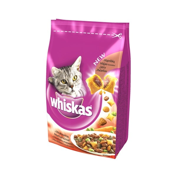 Whiskas száraz marha 300gr
