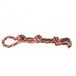 Játék Rágókötél Dupla Csomós 500g/60cm