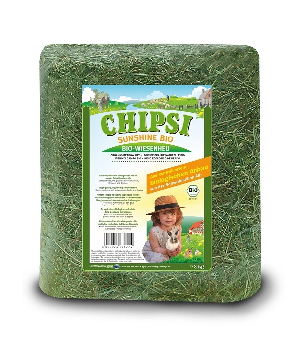 Chipsi Széna Sunshine Bio 3Kg