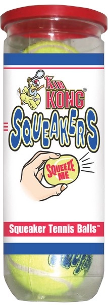Kong Játék Squeakair Balls Tenisz Labda M 3db