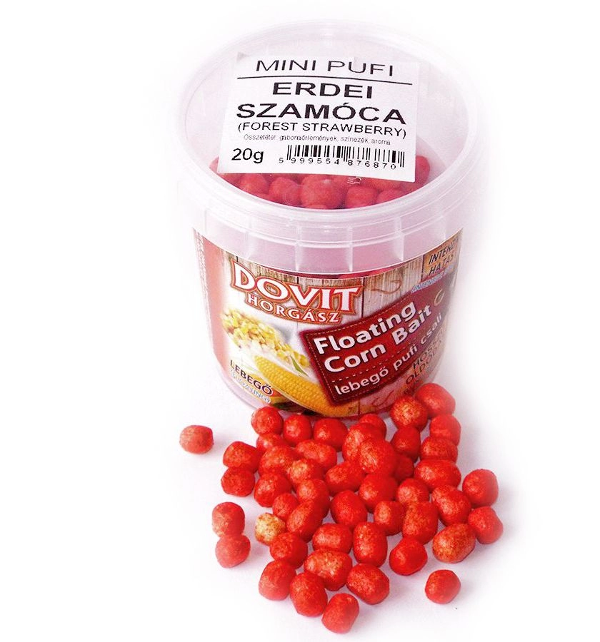 Dovit Lebegő Pufi Csali MINI -  Erdei Szamóca 18g